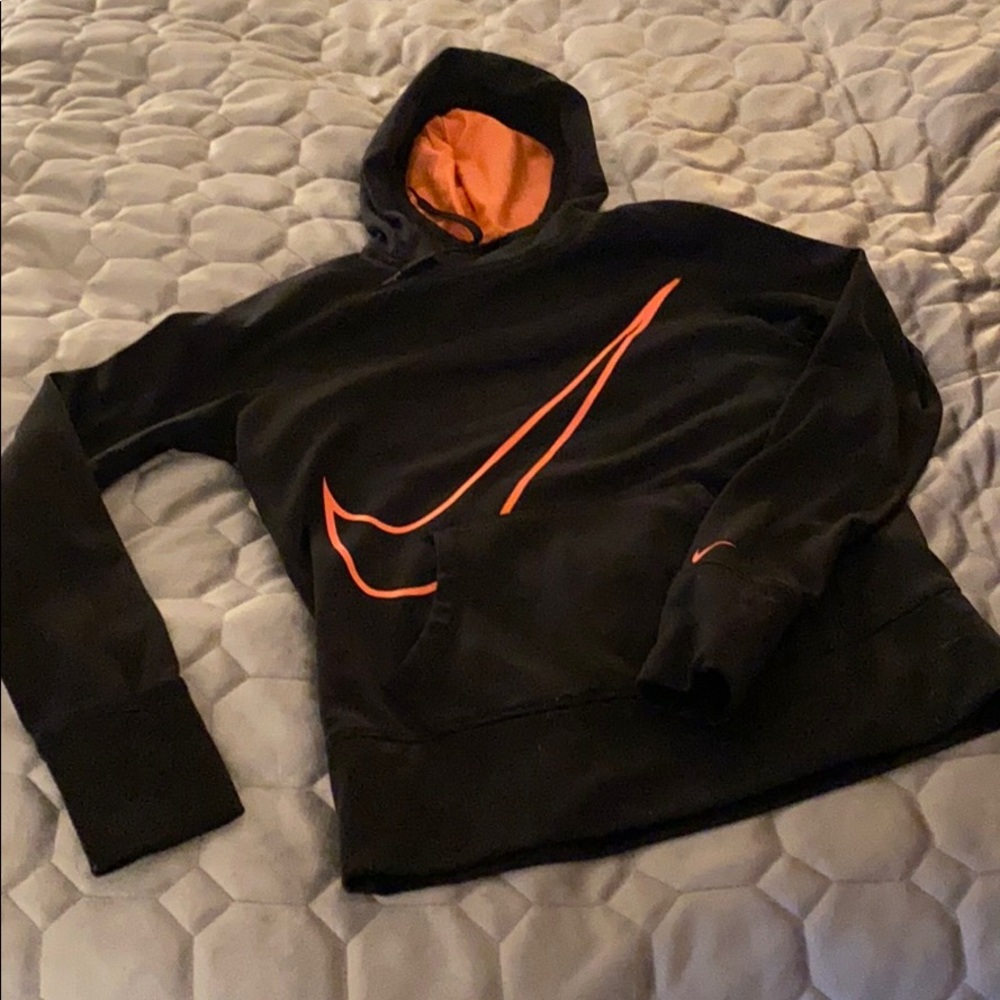 Nike hoodie With coral swoosh